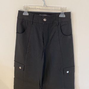 Tiger Mist Black Cargo Pants